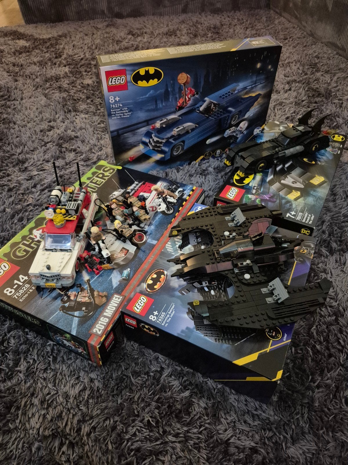 Lego sets Batman & Ghostbusters 4 stuks, Ophalen of Verzenden, Zo goed als nieuw, Complete set, Lego
