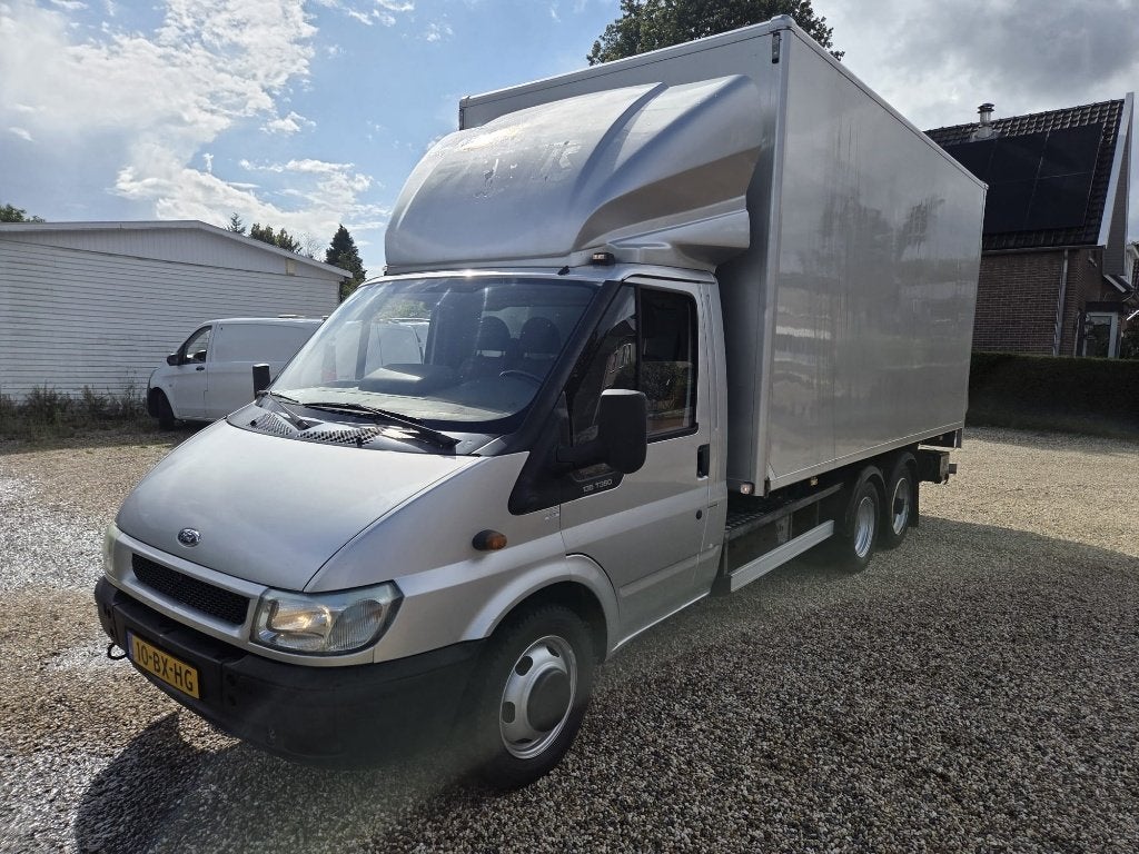 Ford Transit 350 M DL CC 2006 MET GESLOTEN CLIXTAR OPLEGGER, Auto's, 1962 kg, 4 cilinders, Origineel Nederlands, Bedrijf