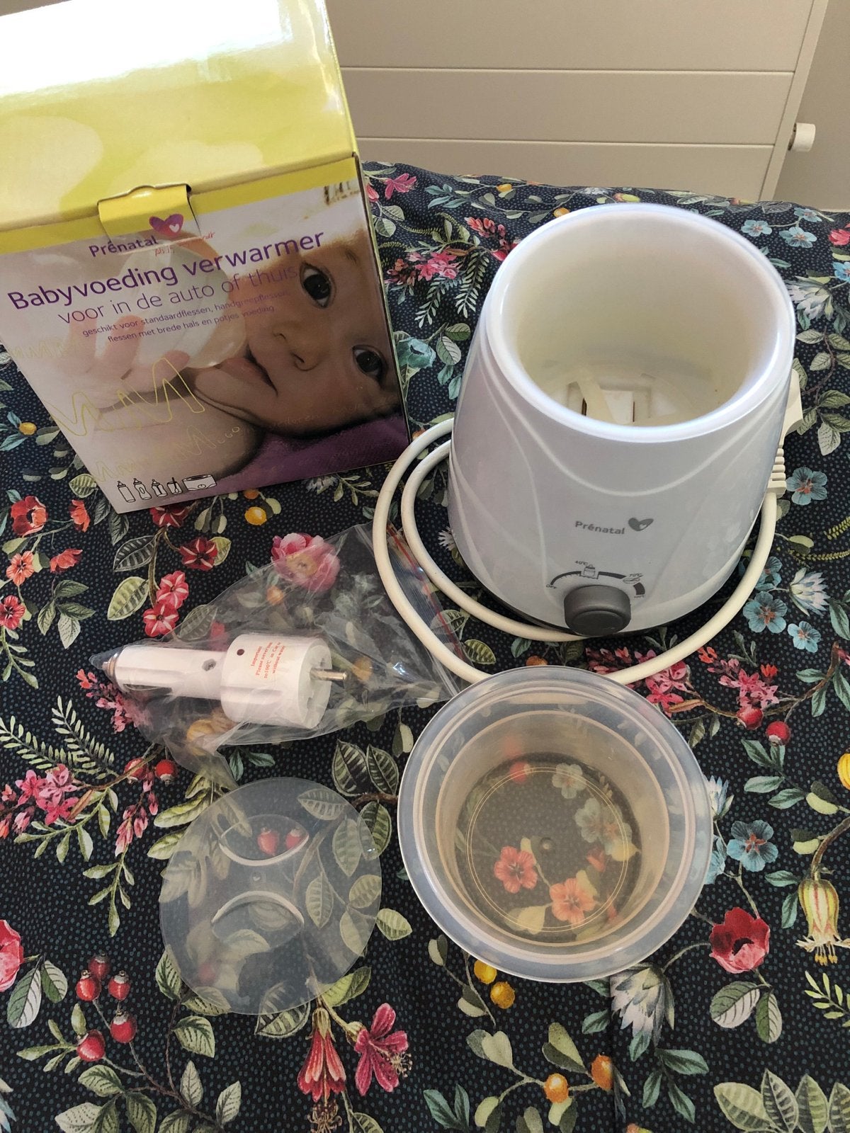 Prénatal Babyvoedingverwarmer voor thuis en onderweg, Ophalen of Verzenden, Gebruikt, Flessen- of potjesverwarmer, Overige merken
