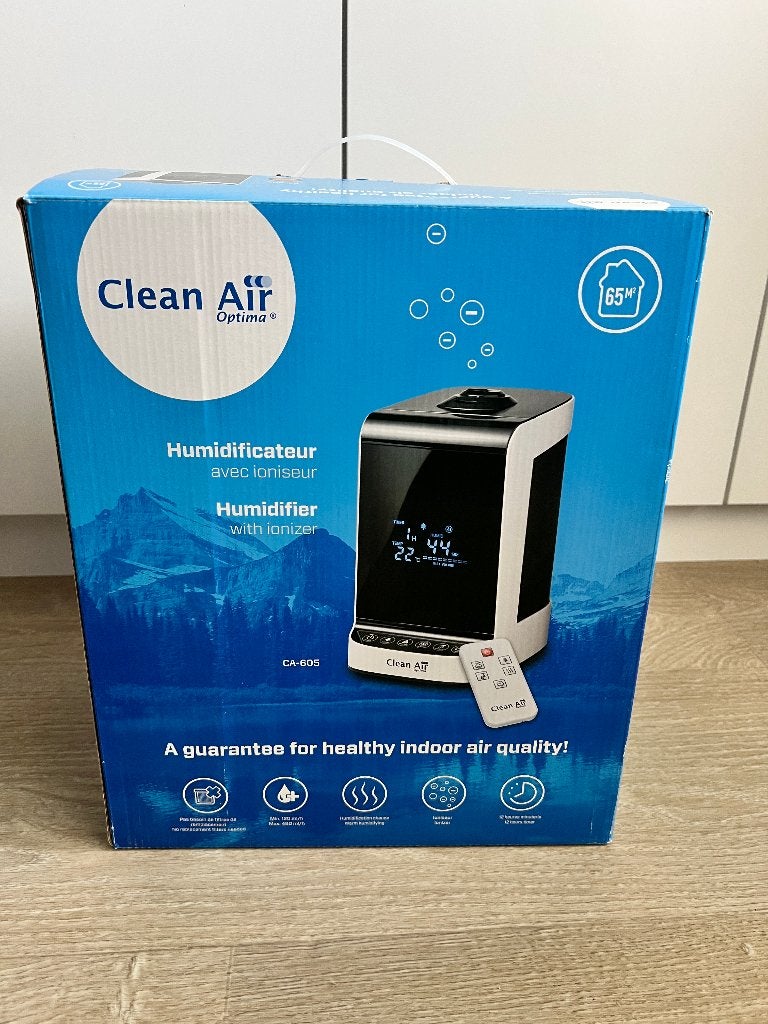 Luchtbevochtiger Clean Air Optima CA-605 met ionisator, Witgoed en Apparatuur, Luchtbehandelingsapparatuur, Zo goed als nieuw