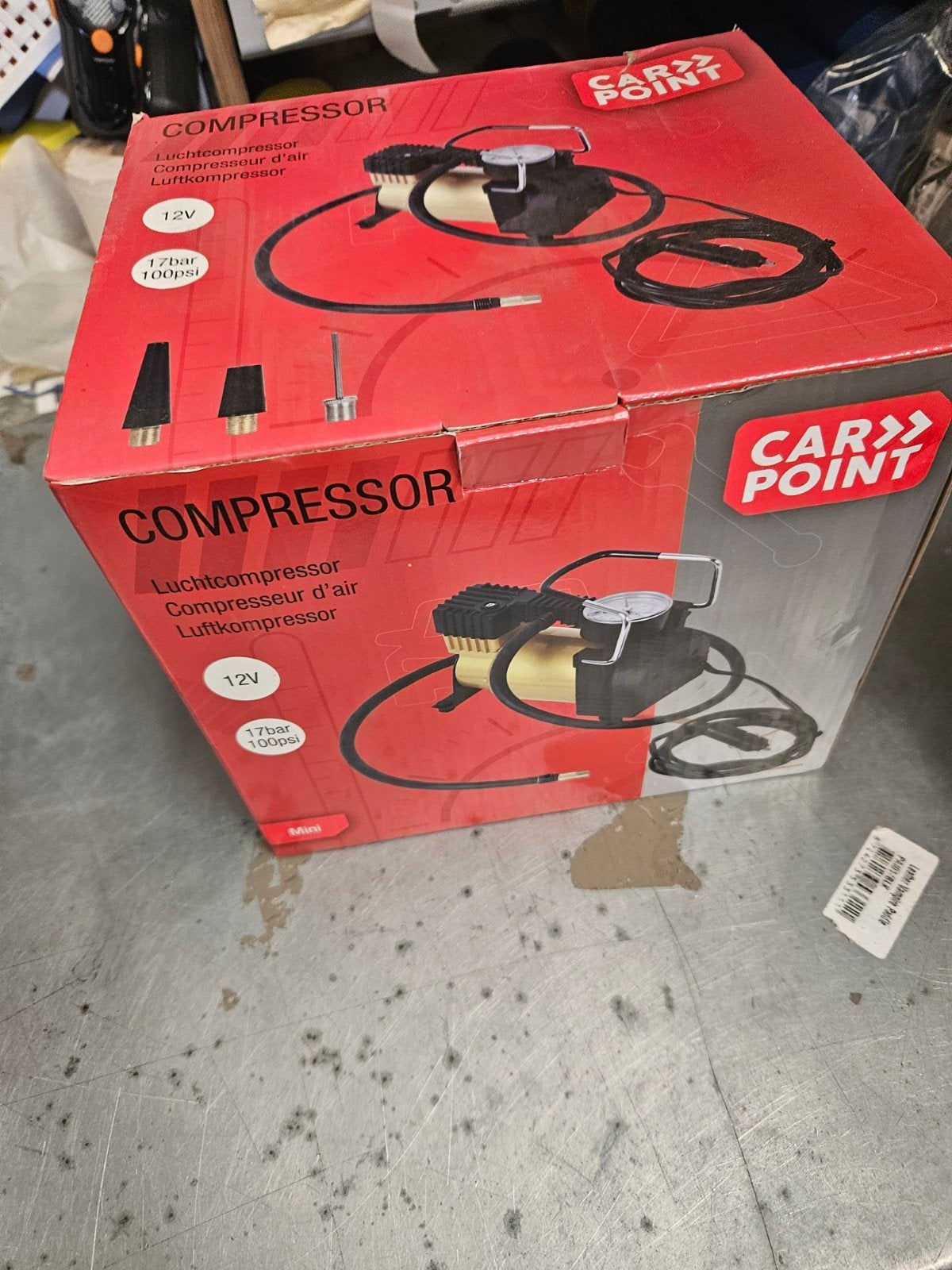 Carpoint Banden Opblaas Compressor - Met Doosschade, Ophalen, 6 tot 10 bar, Nieuw, Minder dan 200 liter/min