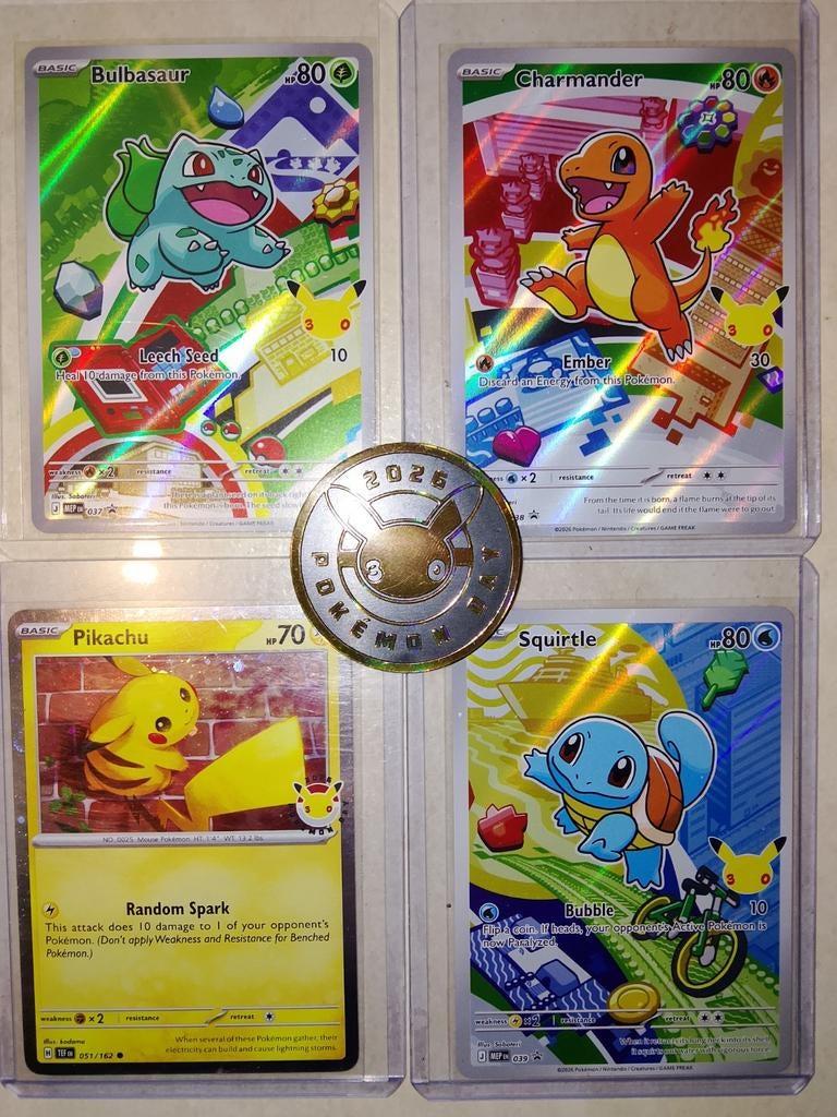 First partner gen 1 met pikachu 30th anniversary., Ophalen of Verzenden