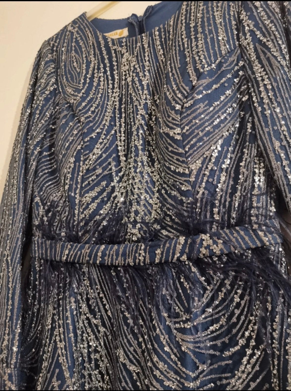 Feest- gelegenheidsjurk maat 38, Kleding | Dames, Jurken, Maat 38/40 (M), Meerkleurig, Ophalen of Verzenden, Zo goed als nieuw