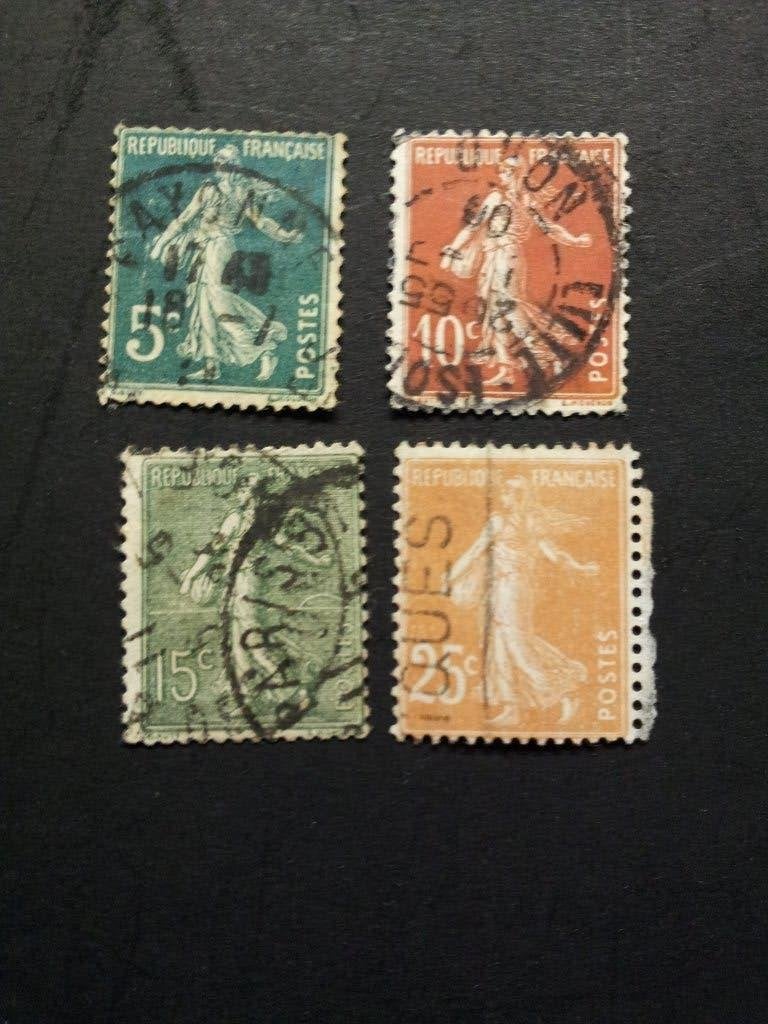 Frankrijk H gestempeld, Ophalen of Verzenden, Gestempeld