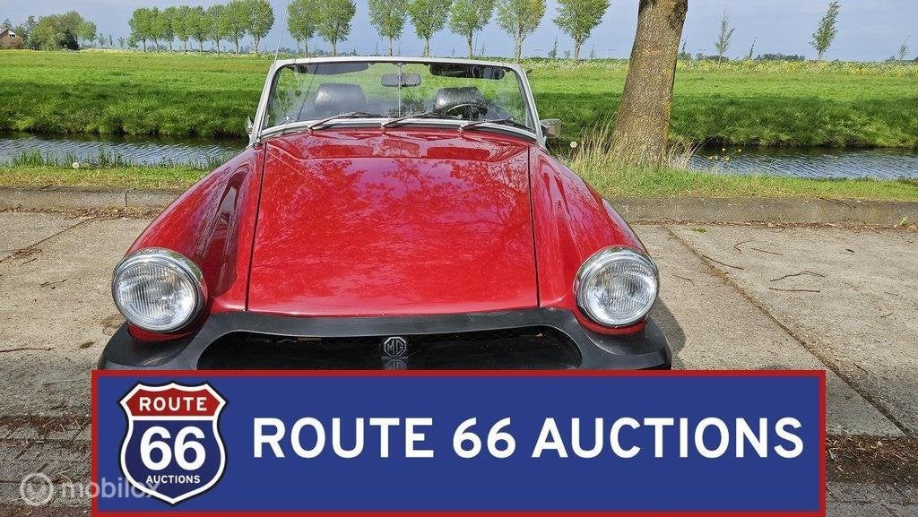 MG Midget | 1978 | Route 66 Auctions, Auto's, Oldtimers, Overige carrosserieën, Zwart, Bedrijf, Handgeschakeld