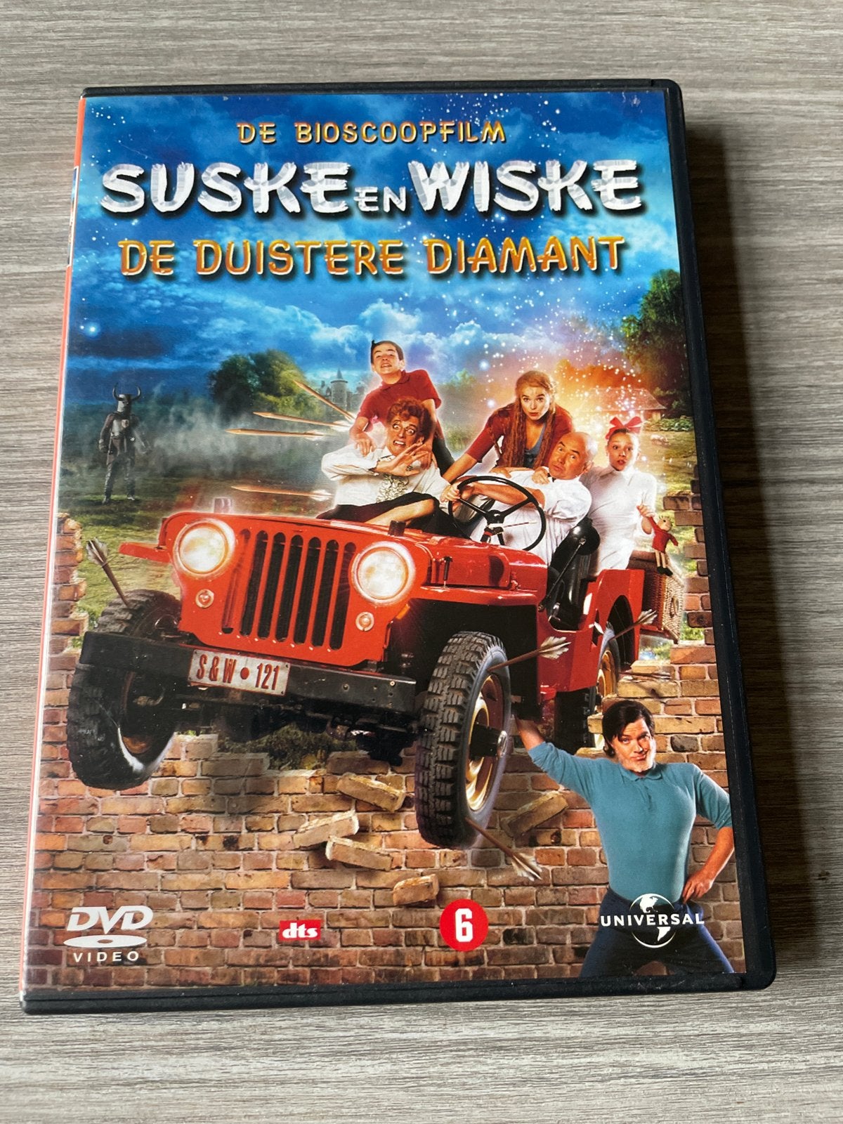 Suske en Wiske: De Duistere Diamant DVD, Zo goed als nieuw, Vanaf 6 jaar, Familie, Film