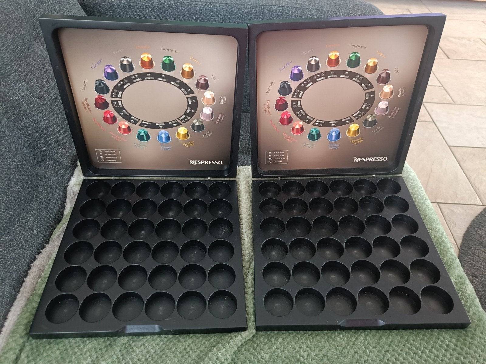 Nespresso capsule houders (2 stuks), Huis en Inrichting, Verzenden, Kunststof, Zwart, Overige merken