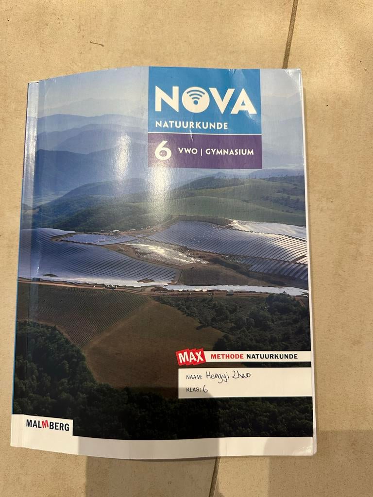 NOVA Natuurkunde 6 VWO | Gymnasium - Malmberg 2020, Boeken, Schoolboeken, Ophalen of Verzenden, Zo goed als nieuw, VWO, Natuurkunde