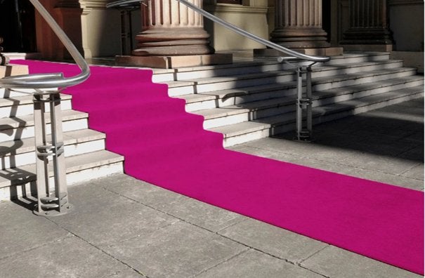 Feest fuchsia loper, Ophalen, Zo goed als nieuw, Versiering, Verjaardag