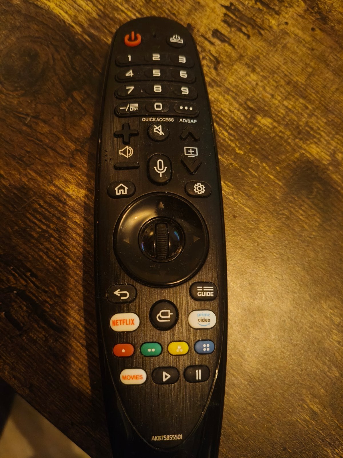 LG Magic Remote Afstandsbediening AKB75855501, Ophalen, Zo goed als nieuw, Origineel, Tv
