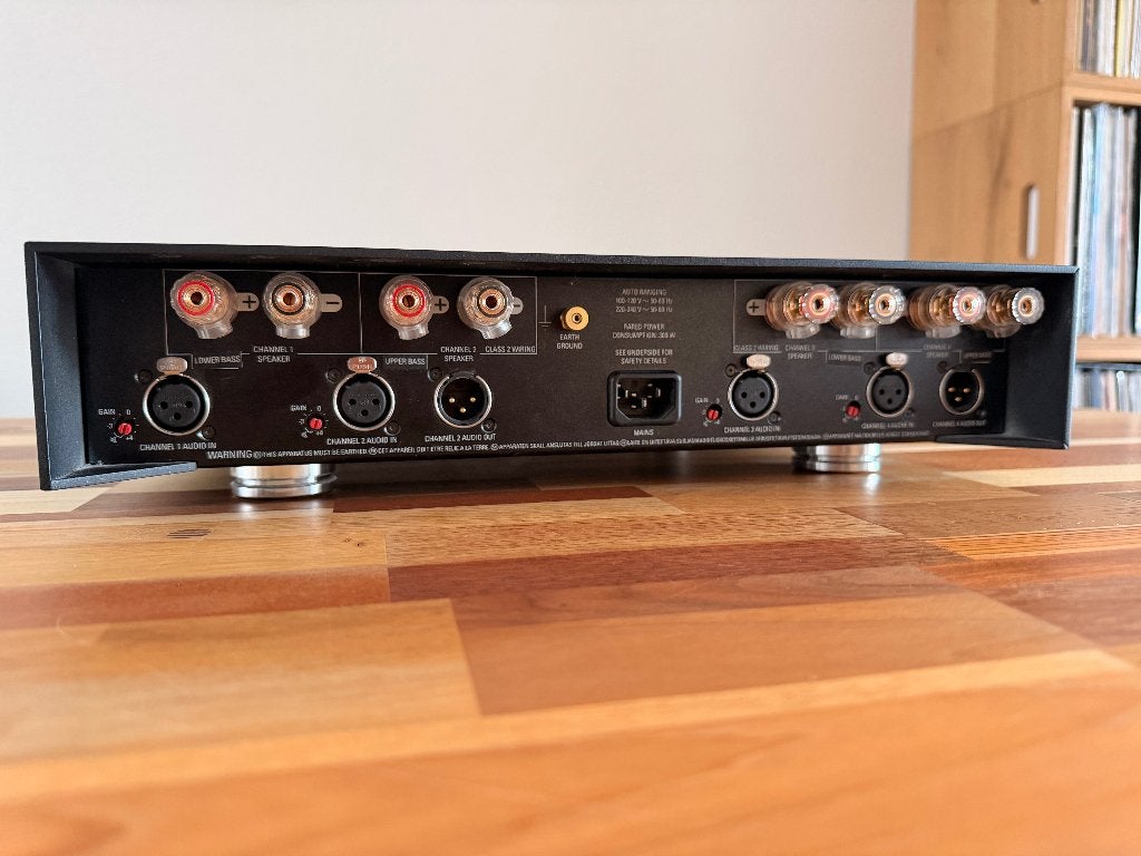 Linn 4200/1 zwart, Overige merken, Ophalen of Verzenden, 120 watt of meer, Gebruikt