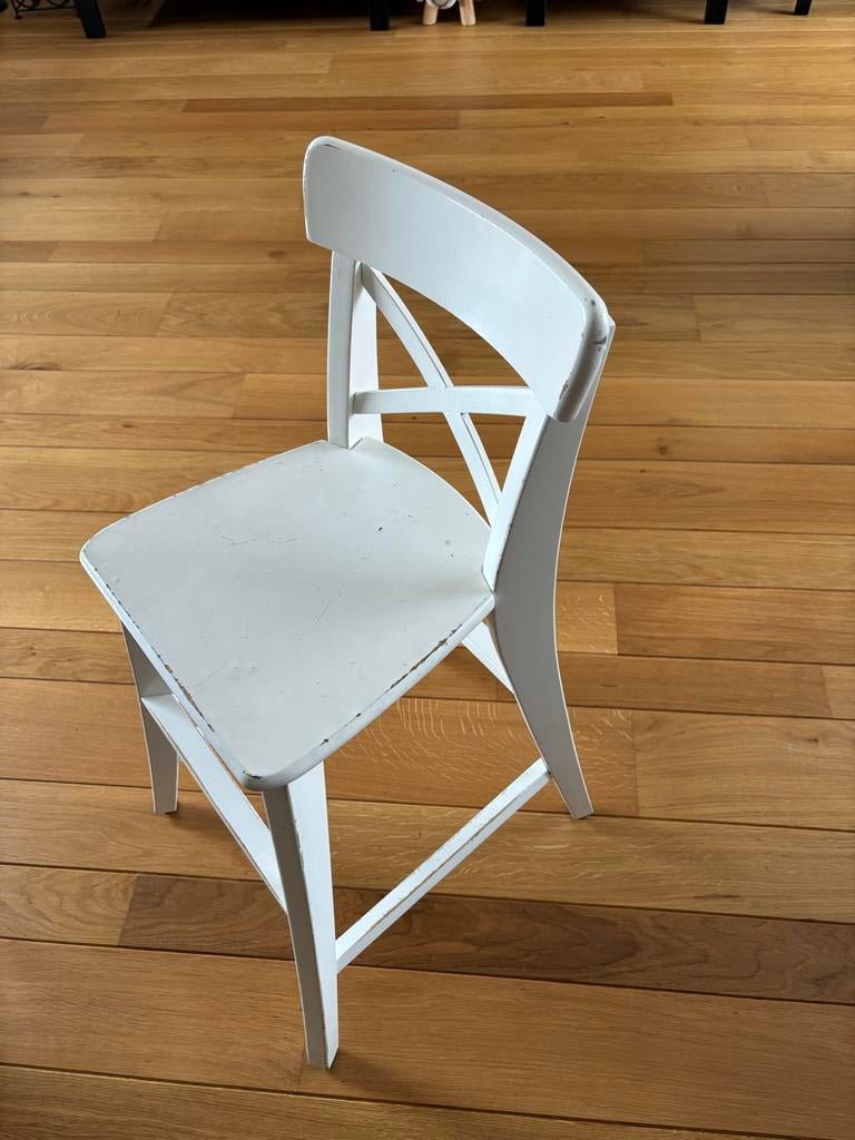 IKEA Ingolf kinderstoel, Huis en Inrichting, Barkrukken, Zo goed als nieuw, 60 tot 90 cm, 1 kruk, Ophalen