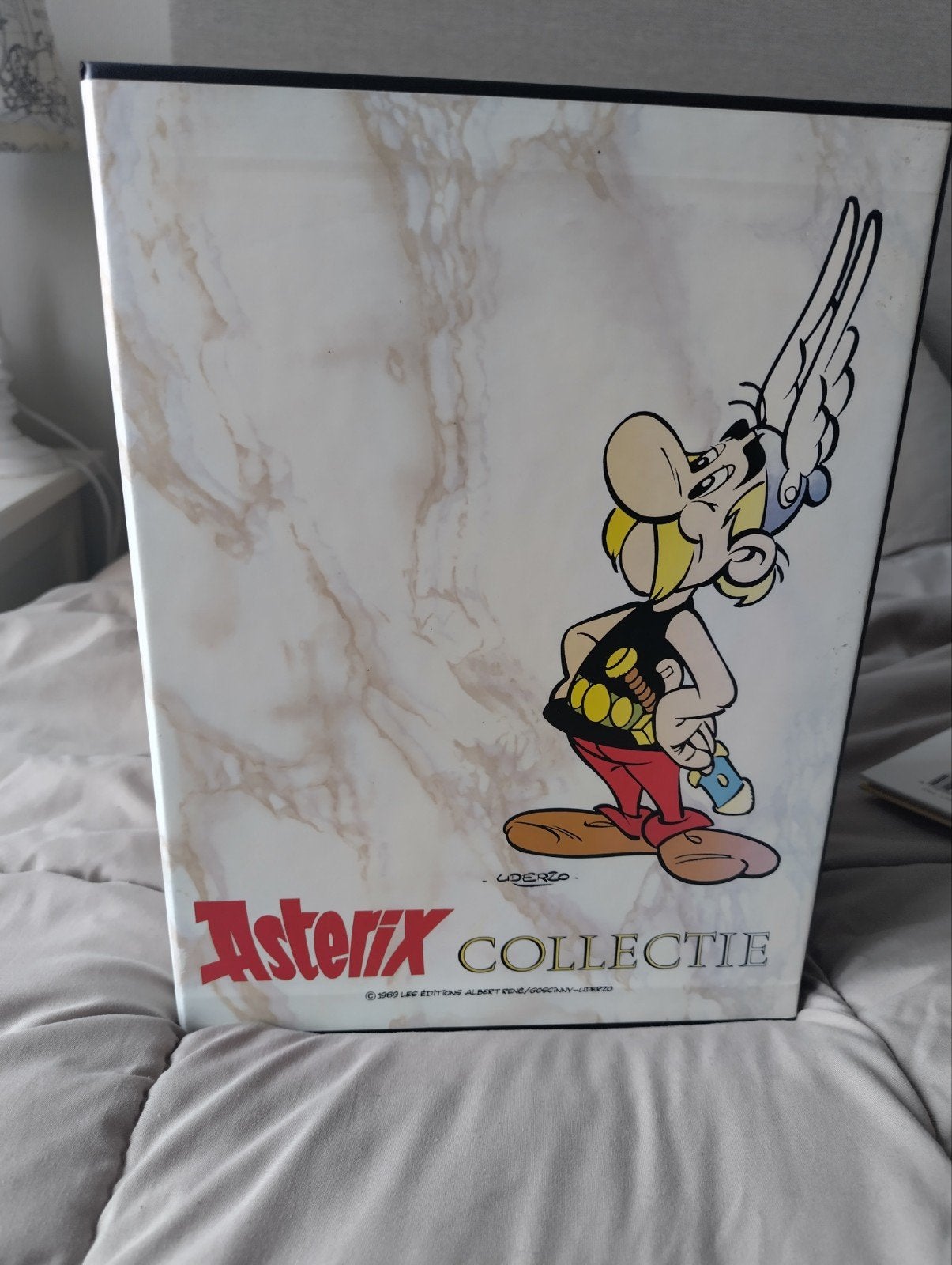 Asterix Collectie Box I t/m V + De Roos en het Zwaard, Boeken, Meerdere stripboeken, Ophalen of Verzenden, Zo goed als nieuw, René Goscinny en Albert Uderzo
