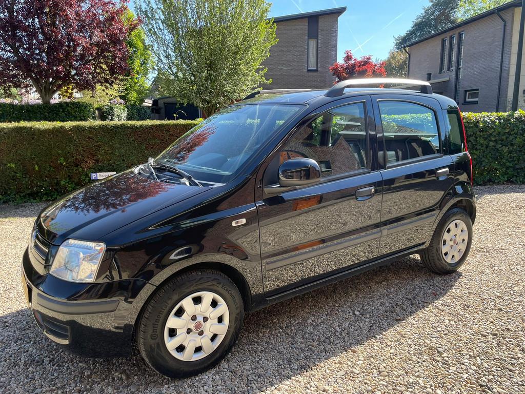 Fiat Panda 1.2 2010 | NIEUWE APK | AIRCO |, 1242 cc, Zwart, Origineel Nederlands, Bedrijf