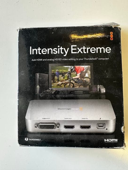Blackmagic Intensity Extreme Thunderbolt Video Capture, Intensity extreme, Ophalen of Verzenden, Zo goed als nieuw, Intesity extreme
