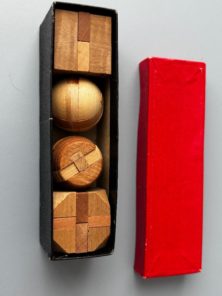 2 oude houten geduld spelletjes, Antiek en Kunst, Ophalen of Verzenden