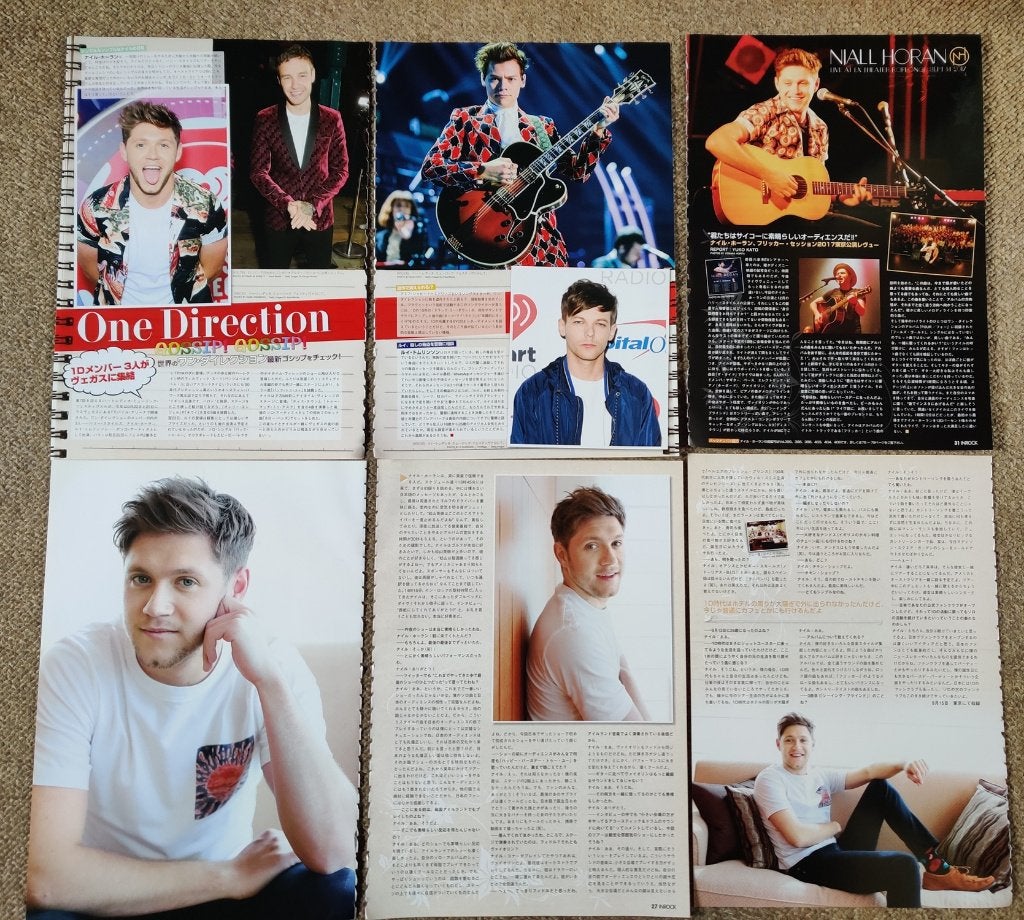 one direction niall horan japanse knipsels inrock magazine, Verzamelen, Verzenden, 1980 tot heden, Buitenland, Knipsel(s)