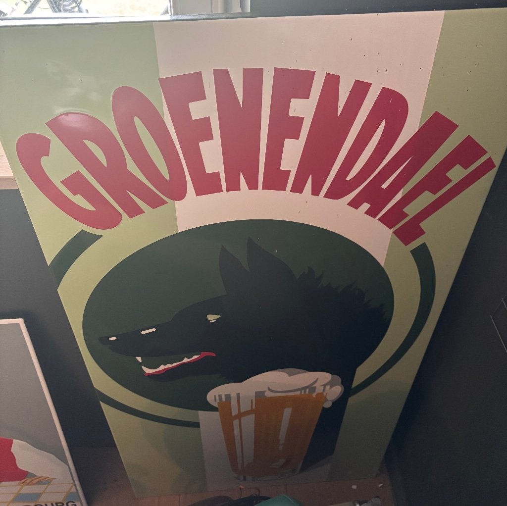 emaille reclamebord groenendael, Ophalen of Verzenden, Nieuw, Reclamebord