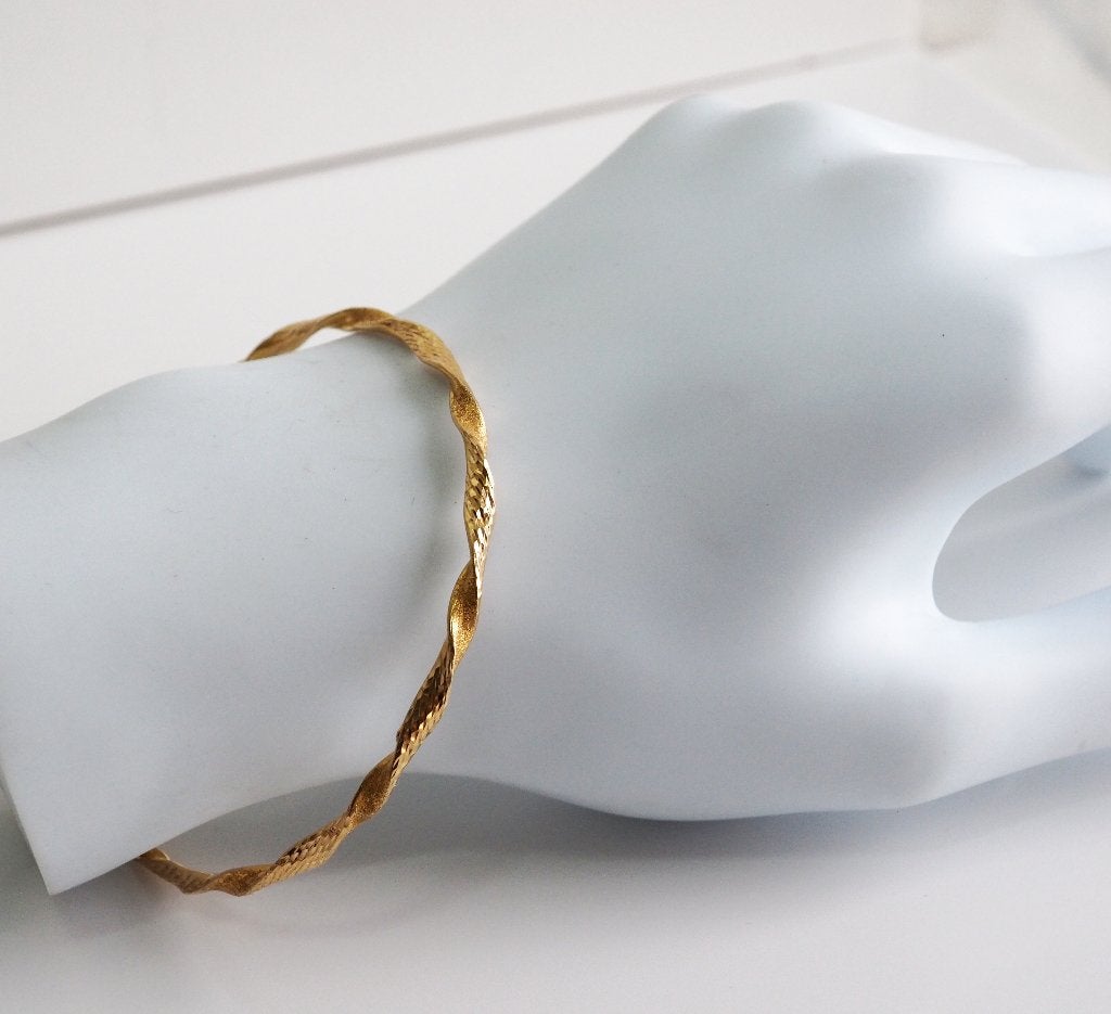 18 krt gouden bangle, ., Ophalen of Verzenden, Zo goed als nieuw, .