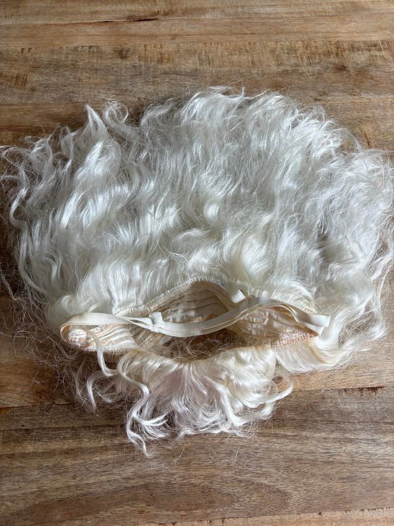 Haarstuk en baard Sinterklaas/kerstman, Diversen, Sinterklaas, Ophalen of Verzenden, Gebruikt