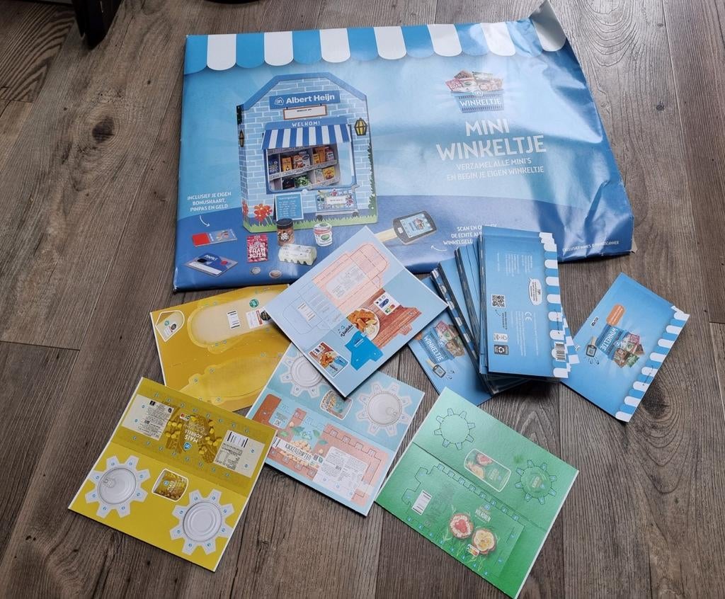 Albert Heijn Mini Winkeltje Verzamelset, Kinderen en Baby's, Speelgoed | Overig, Zo goed als nieuw, Jongen of Meisje, Verzenden