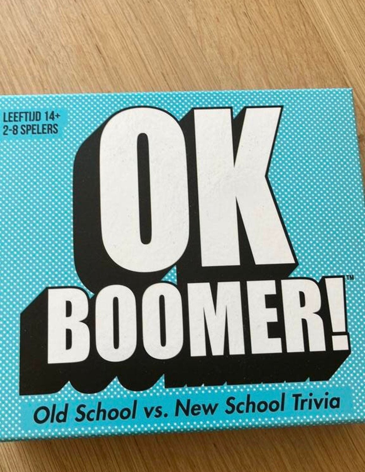 Ok boomer spel, Ophalen, Nieuw