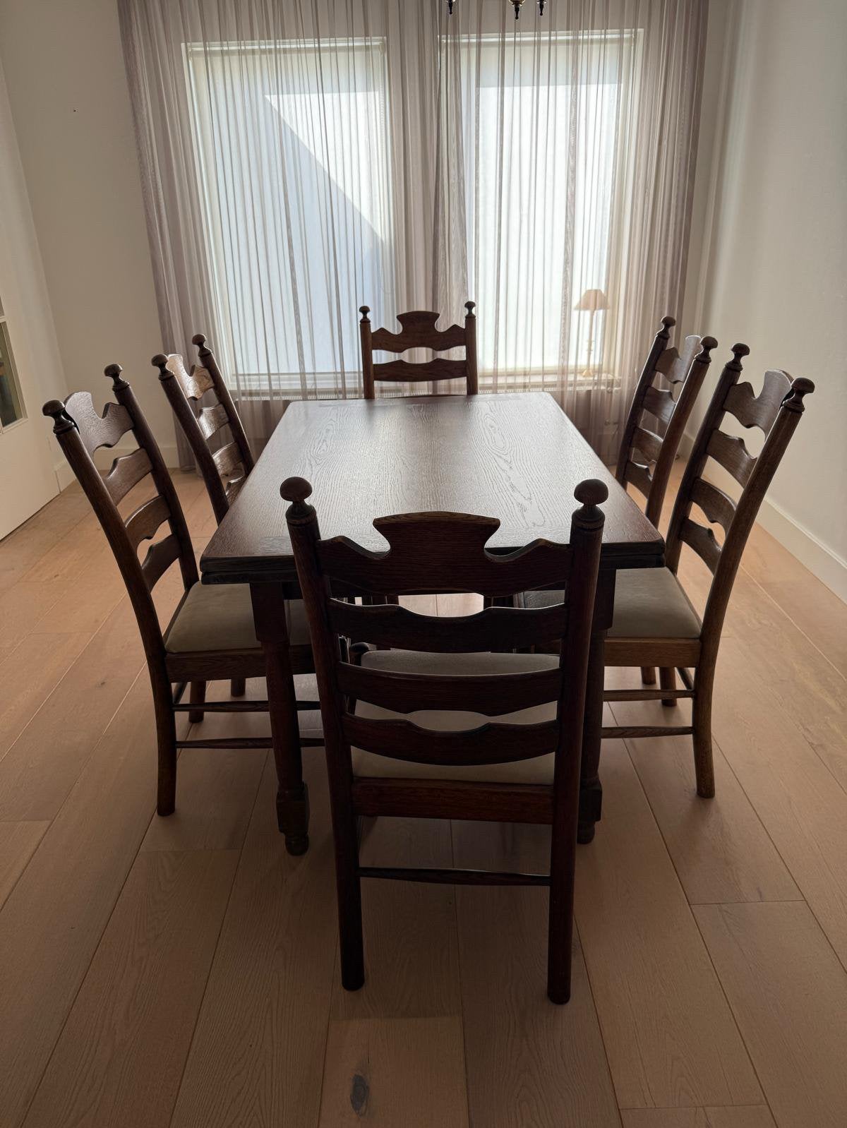 Uitschuifbare eettafel, Ophalen, Gebruikt