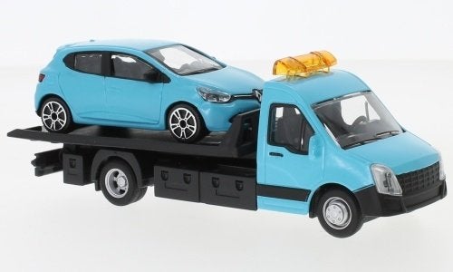 Schaalmodel Iveco transporter met Renault Clio, Ophalen of Verzenden, Nieuw, Auto