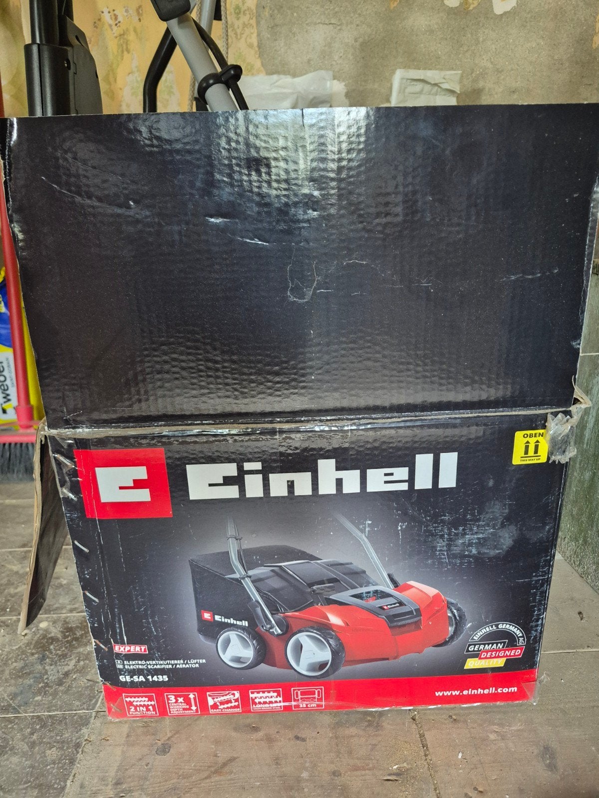 Einhell Verticuteermachine GE-SA 1435 - Nieuw in doos, Ophalen, Nieuw, Elektrisch, Einhell