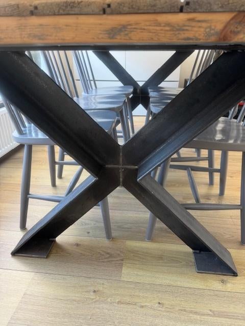 Industriële X Tafelpoten, Huis en Inrichting, Tafelonderdelen, Ophalen, Tafelpoot, 50 tot 100 cm, 50 tot 100 cm