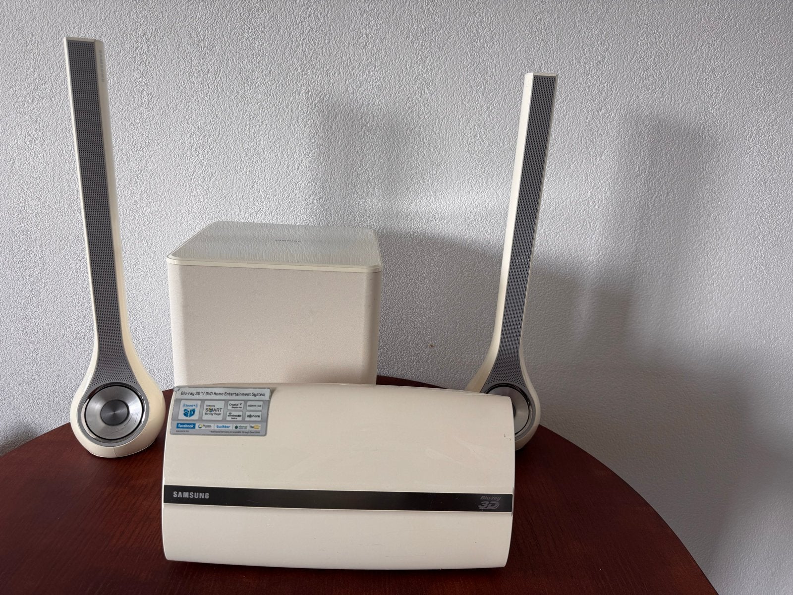 Samsung HT-ES6600 Blu Ray  Home cinema set - Uniek Wit, 2.1-systeem, Blu-ray-speler, 70 watt of meer, Ophalen of Verzenden
