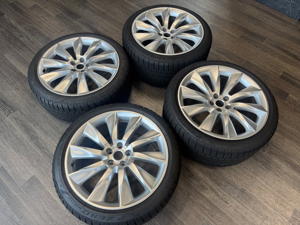 Jaguar F type velgen / 20 inch / Winterbanden dot 25 / Oem, Auto-onderdelen, Ophalen, Velg(en), Winterbanden, Personenwagen