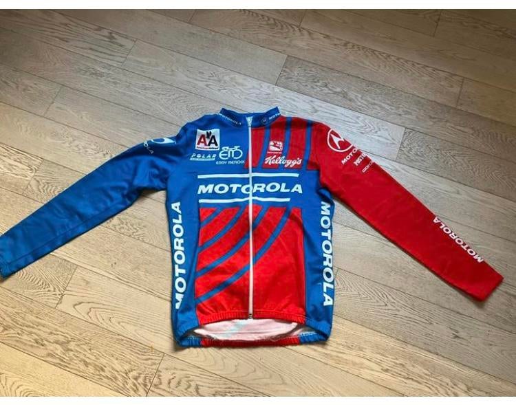 Wielershirt Motorola Cycling team, Fietsen en Brommers, Fietsaccessoires | Fietskleding, Ophalen of Verzenden, Zo goed als nieuw