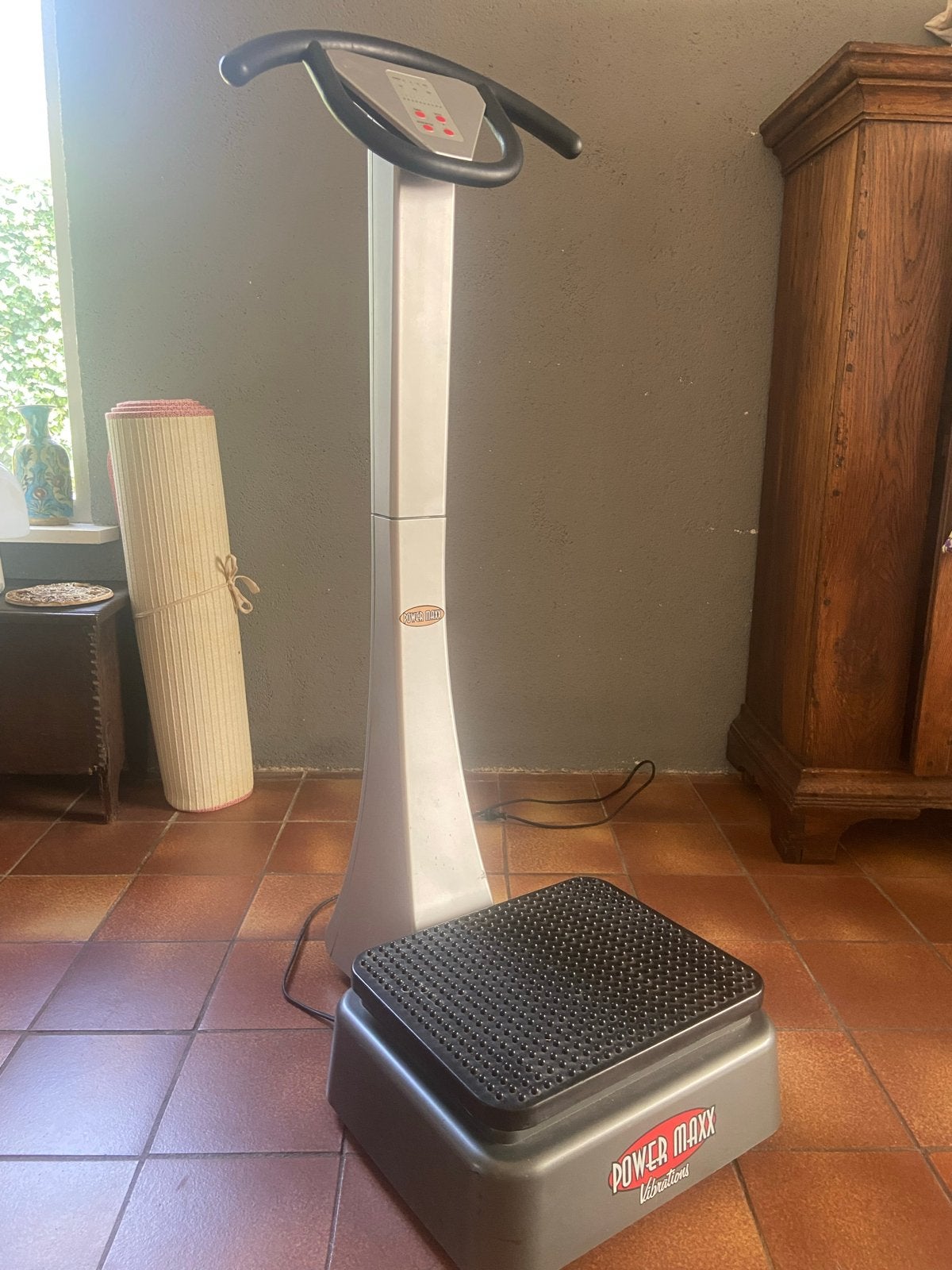 Power Maxx Vibrations Trilplaat - gebruikt maar goed, Ophalen, Kunststof, Gebruikt, Trilplaat