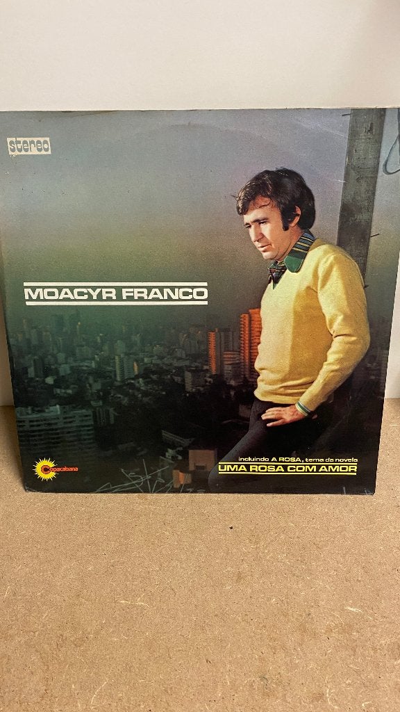 Moacyr Franco - Uma Rosa Com Amor LP (Stereo), LP, Gebruikt, Pop, Originele persing