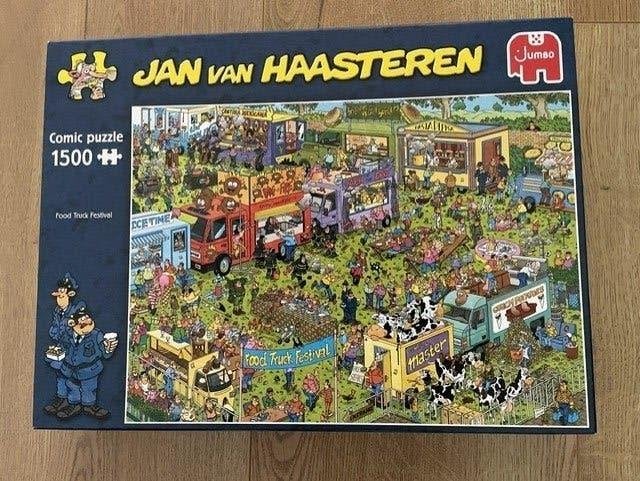 Jan van Haasteren puzzels., Ophalen, 500 t/m 1500 stukjes, Zo goed als nieuw, Legpuzzel
