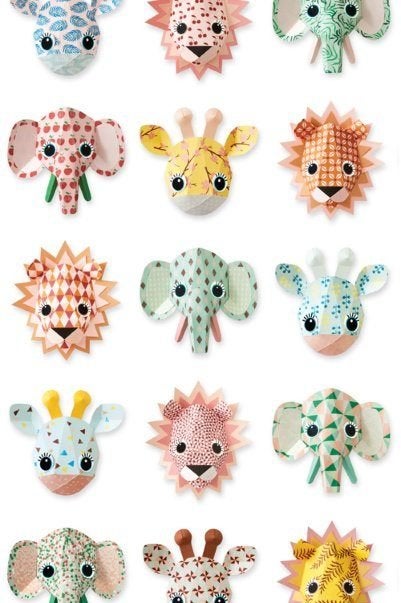 Kinderbehang Wilde Dieren Lief Studio Ditte, Huis en Inrichting, Stoffering | Behang, Mail@studioditte.nl, Baronielaan 252 4837 BH Breda