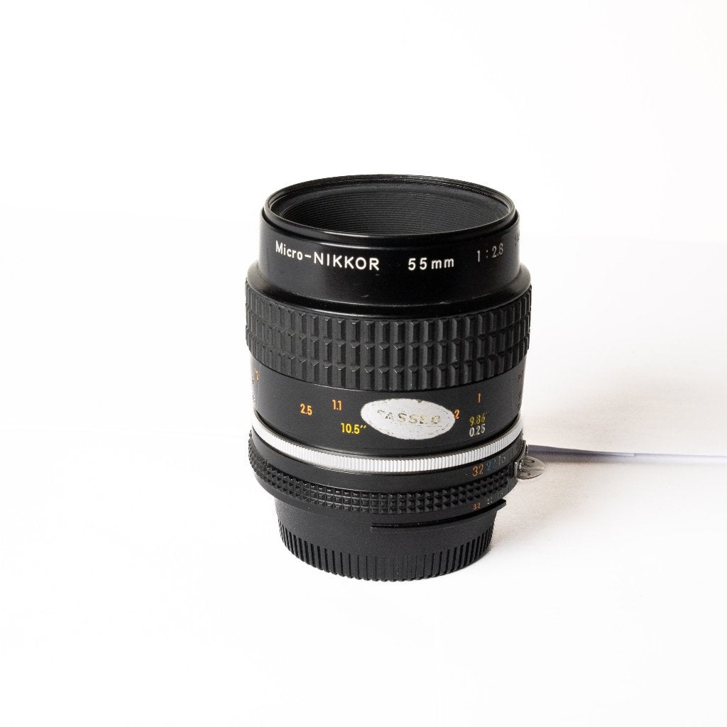 Nikon Micro-Nikkor 55mm f/2.8 (AI-S), Ophalen of Verzenden, Zo goed als nieuw, Macrolens