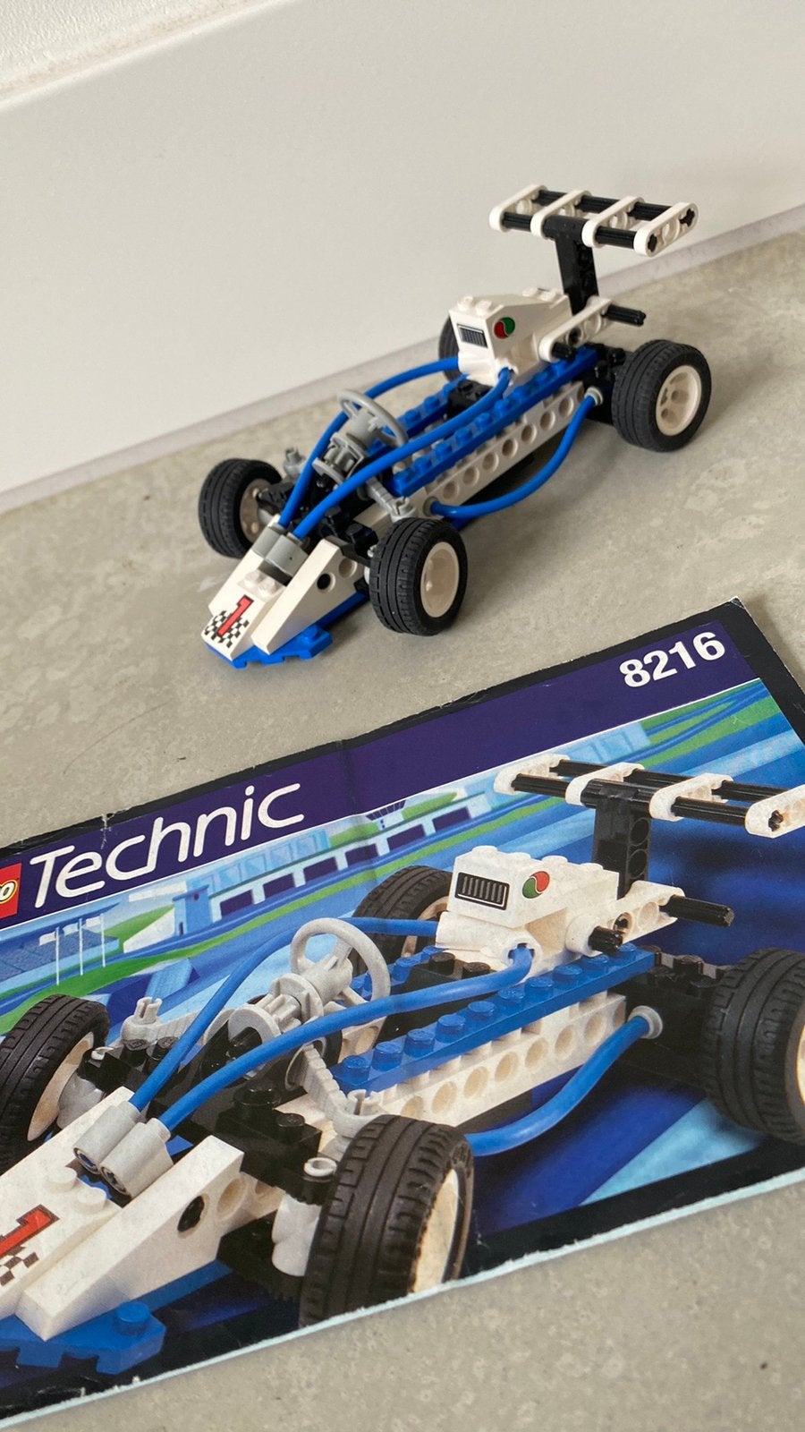 Lego 8216 Technic Racewagen, Ophalen of Verzenden, Zo goed als nieuw