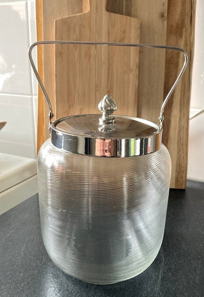Draadglas koekjespot, Ophalen of Verzenden, Zo goed als nieuw