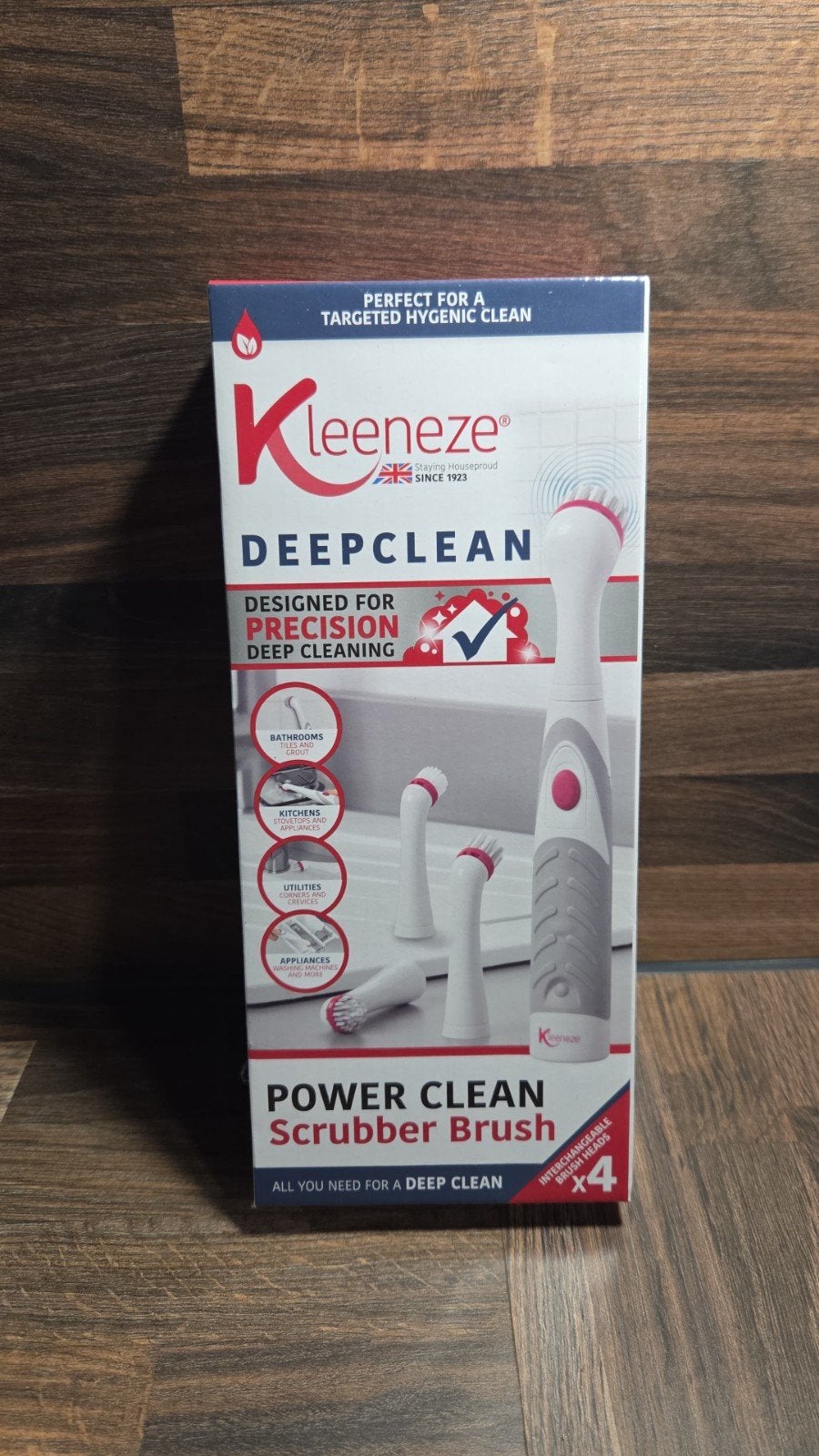 Kleeneze deep clean scrubber brush, Huis en Inrichting, Schoonmaakartikelen, Ophalen, Bezem of Borstel