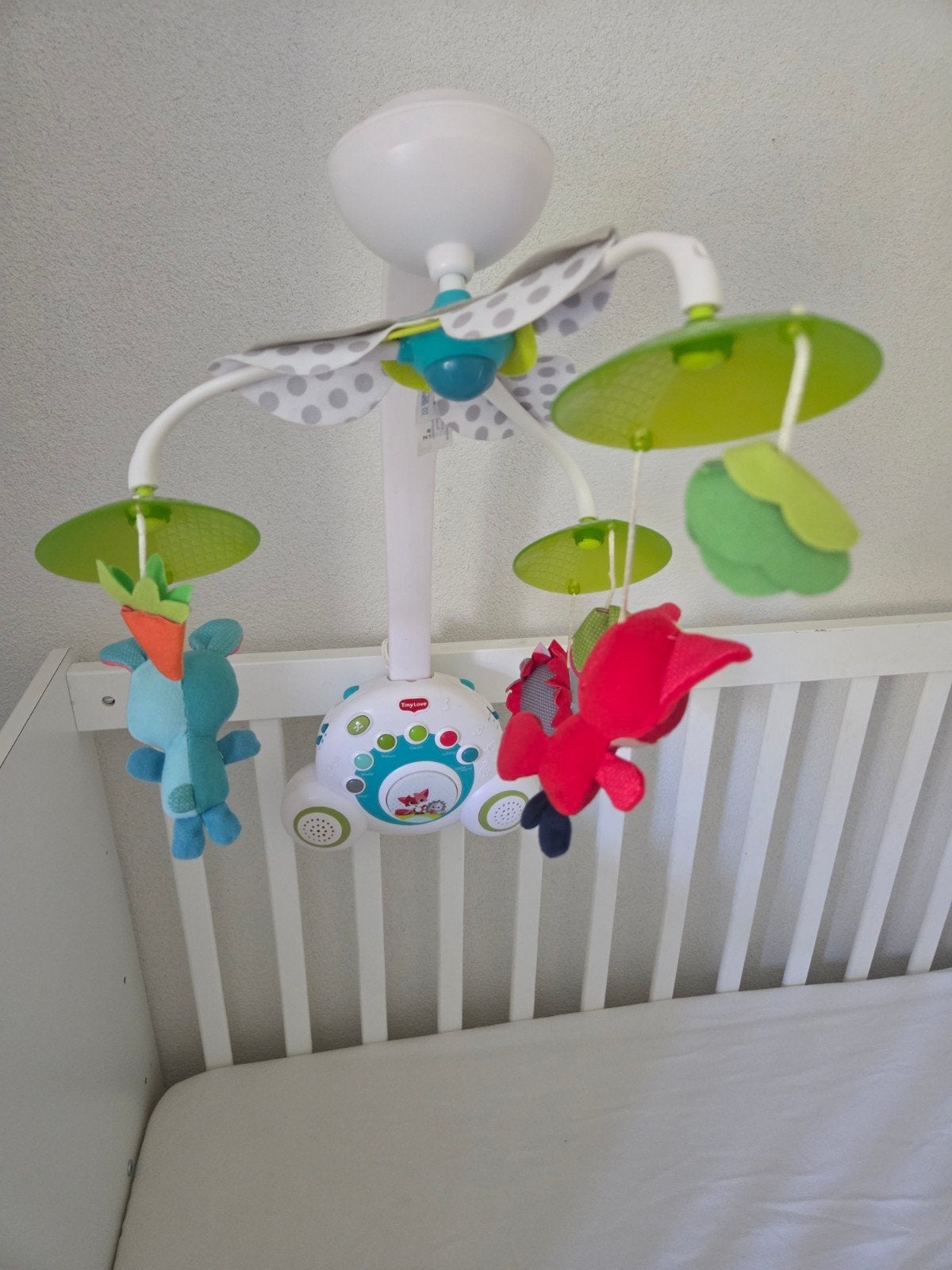 Tiny Love muziek mobiel met Licht en Geluid, Ophalen, Zo goed als nieuw, Mobiel, Met licht