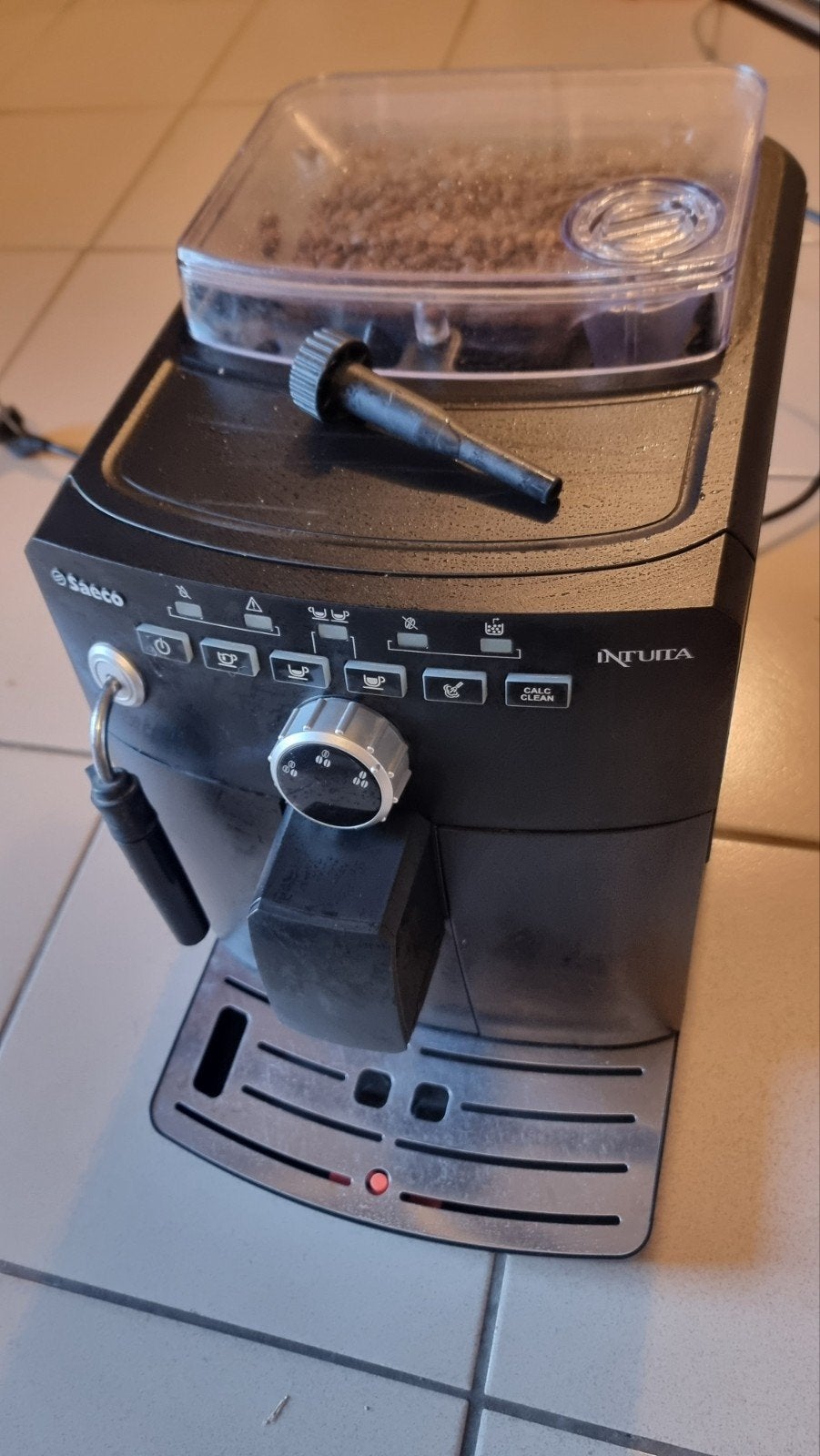 Saeco Intuita Philips Koffiemachine - Gebruikt, Gebruikt, Koffiemachine, 4 tot 10 kopjes, Afneembaar waterreservoir