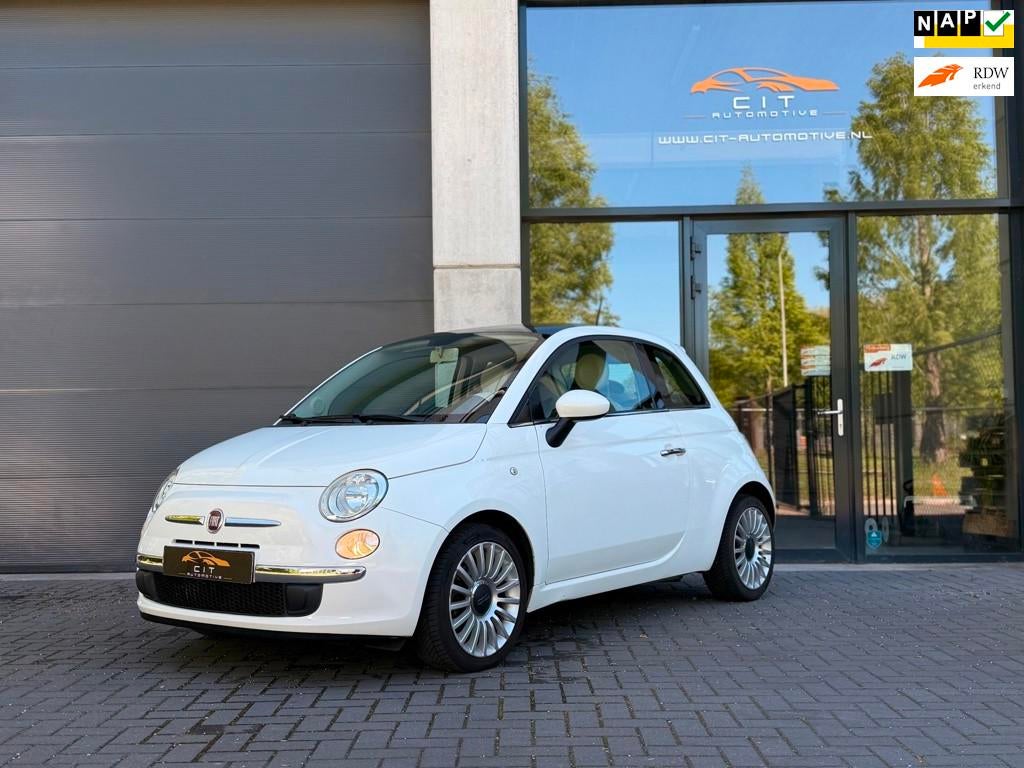 Fiat 500 0.9 TwinAir Lounge | Airco | Panorama | Elektrische, Auto's, Fiat, Voorwielaandrijving, Euro 5, Gebruikt, 31 €/maand