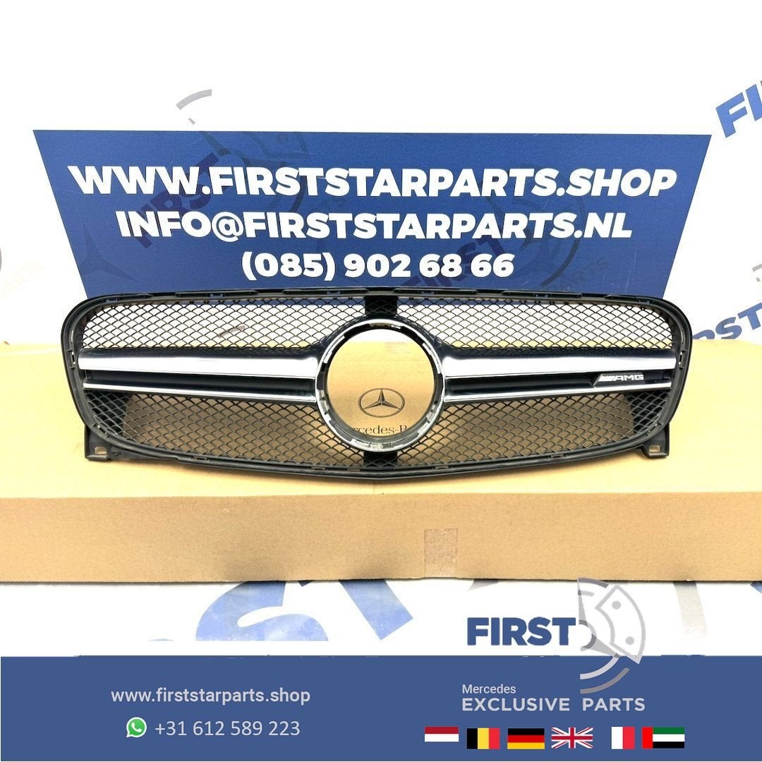 W156 GRIL Originele complete GLA45 AMG GRILLE + LOGO  Voor M, Gebruikt, -, Ophalen of Verzenden, -