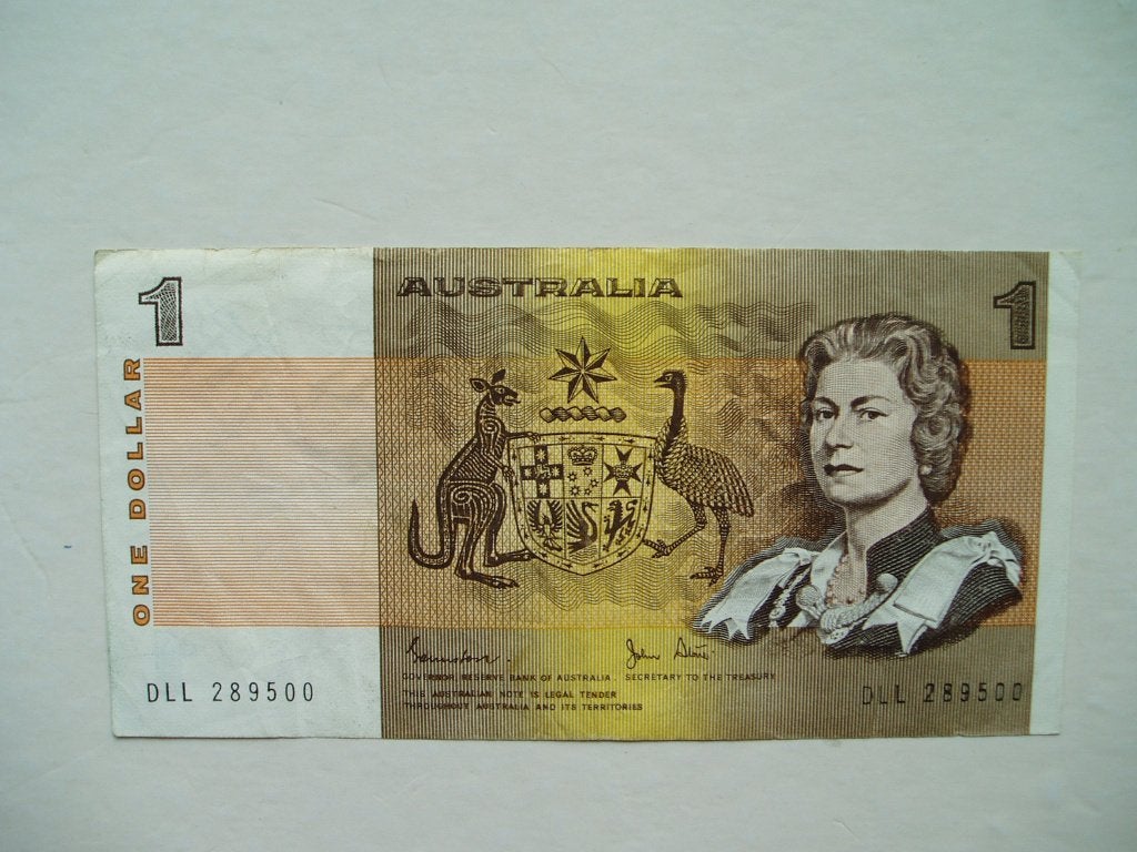 676. Australia, 1 dollar 1983 Queen Elizabeth II., Postzegels en Munten, Bankbiljetten | Oceanië, Verzenden, Los biljet