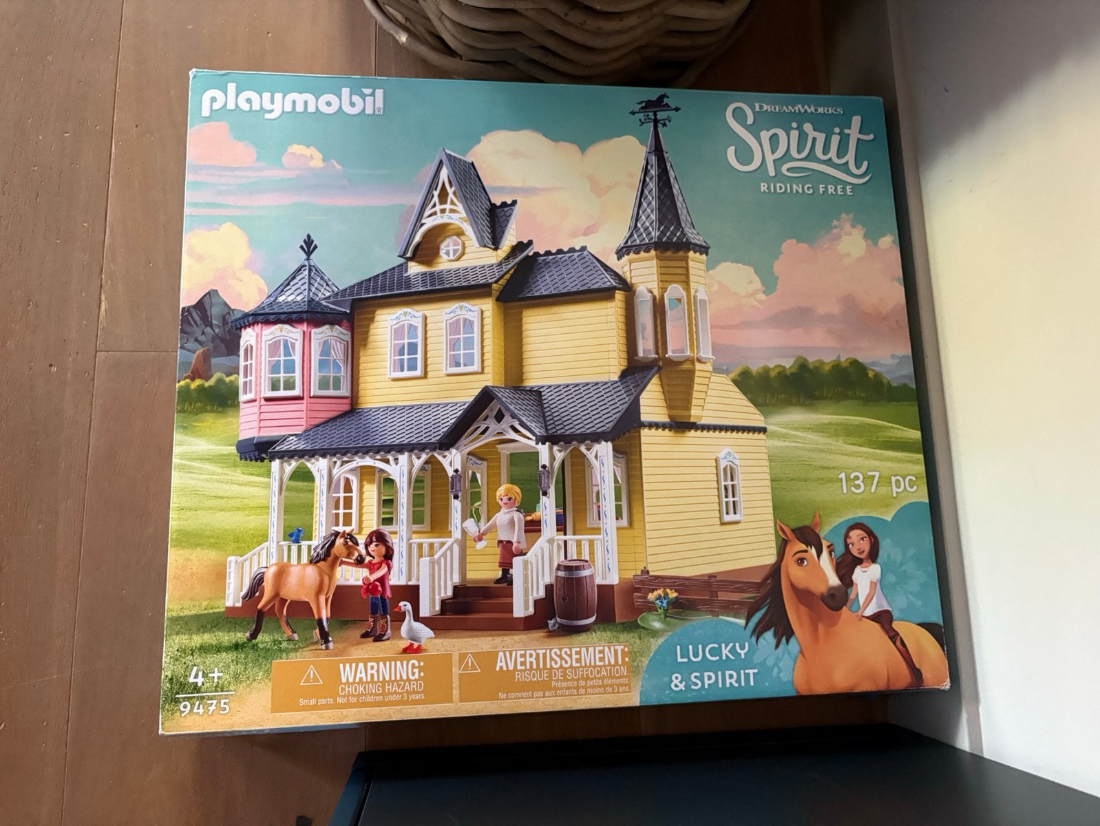 Playmobil spirit lucky’s huis 9475 + slaapkamer 9476, Ophalen, Zo goed als nieuw