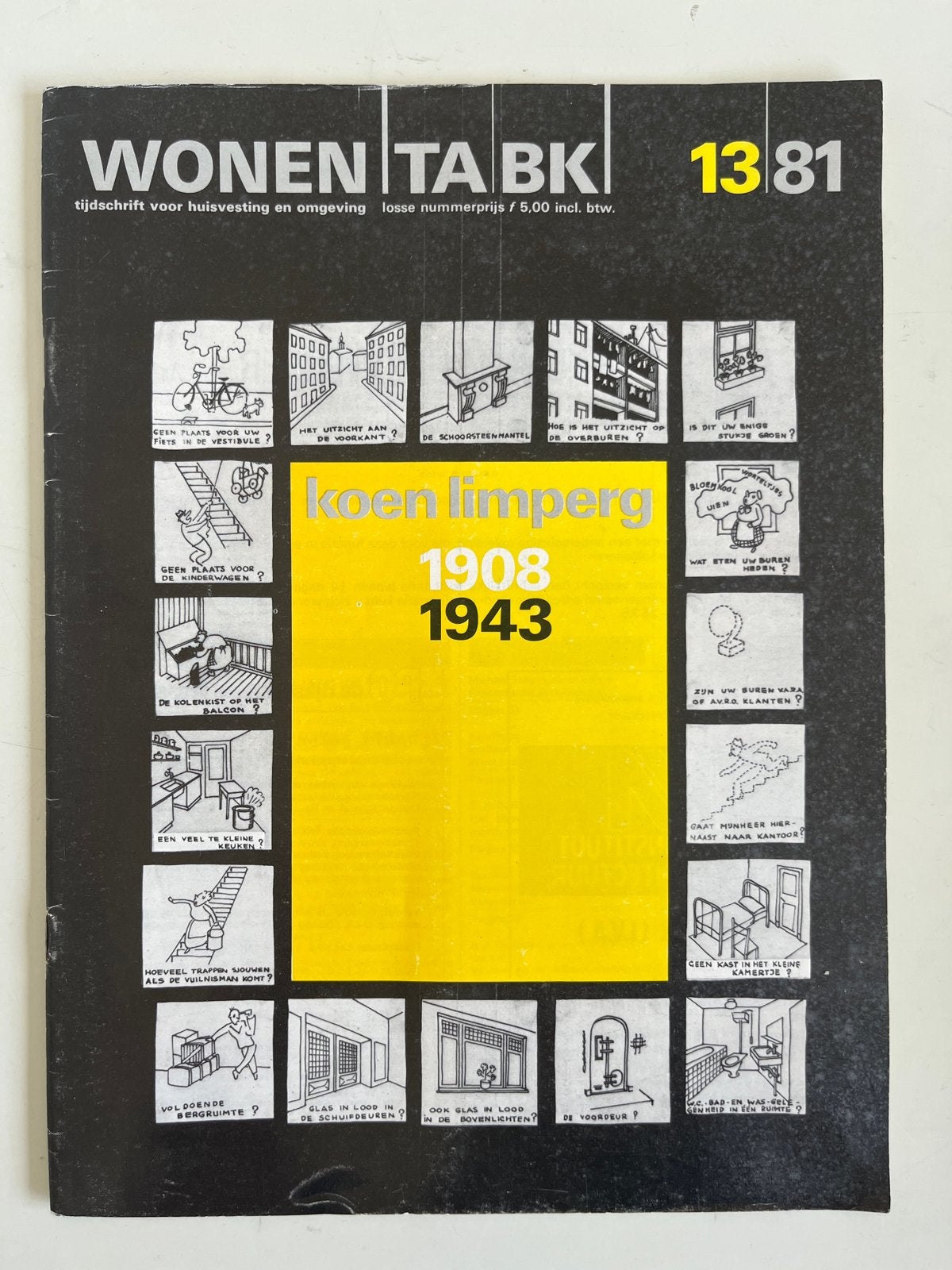 Wonen TABK 13/81 - Tijdschrift voor huisvesting, Ophalen of Verzenden, Gelezen, Overige typen