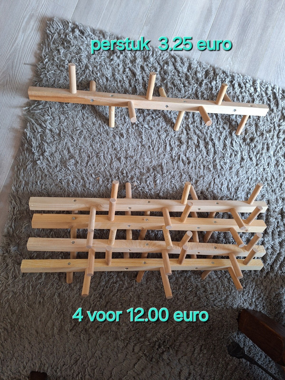 Tekoop ruimte besparende zitstokken, Meerdere dieren