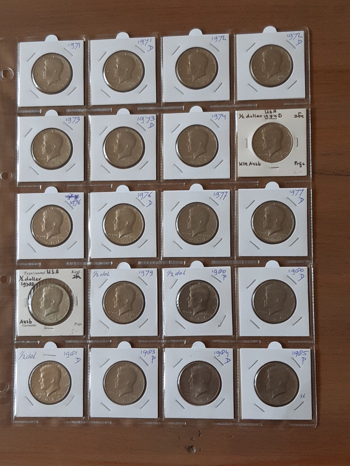halve dollars usa Zie omschrijving kk f.14.8, Ophalen of Verzenden, Noord-Amerika